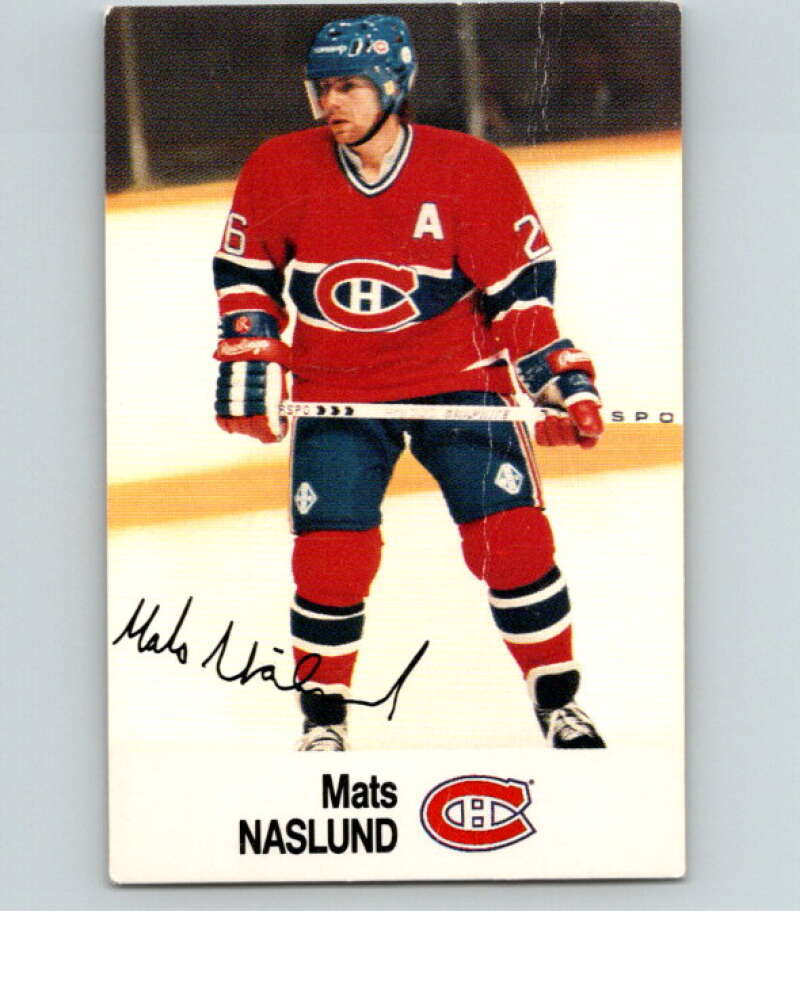 1988-89 Esso All-Stars Hockey Card Mats Naslund V74958 Image 1