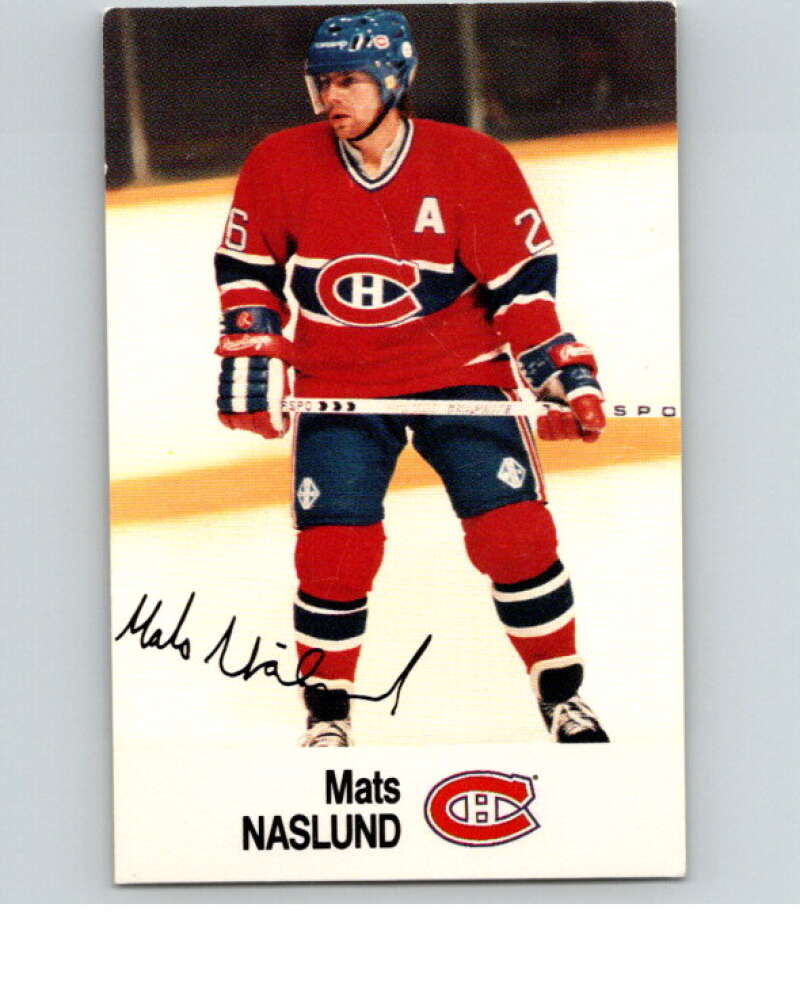 1988-89 Esso All-Stars Hockey Card Mats Naslund V74959 Image 1