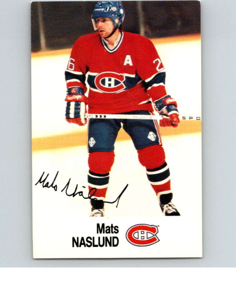 1988-89 Esso All-Stars Hockey Card Mats Naslund V74961 Image 1