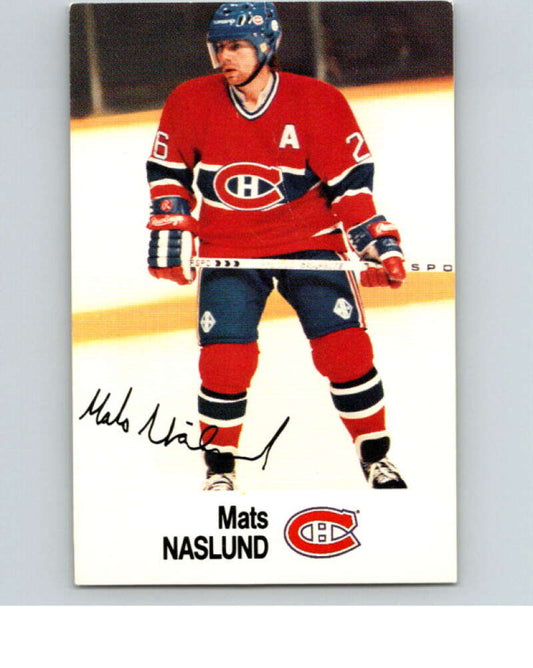 1988-89 Esso All-Stars Hockey Card Mats Naslund  V74961 Image 1