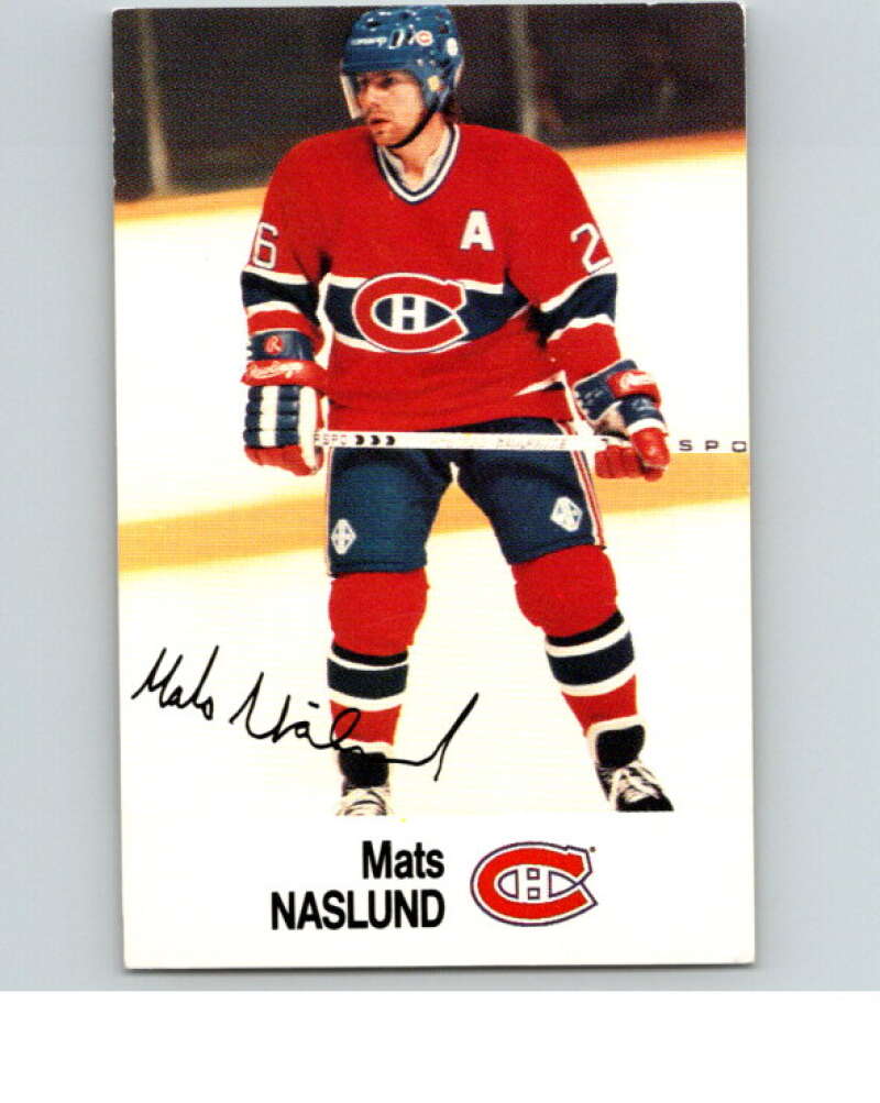 1988-89 Esso All-Stars Hockey Card Mats Naslund V74962 Image 1
