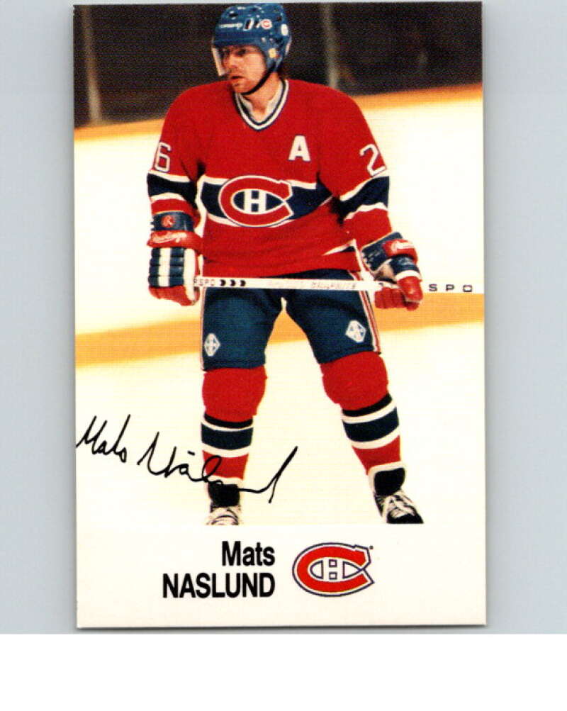 1988-89 Esso All-Stars Hockey Card Mats Naslund V74963 Image 1