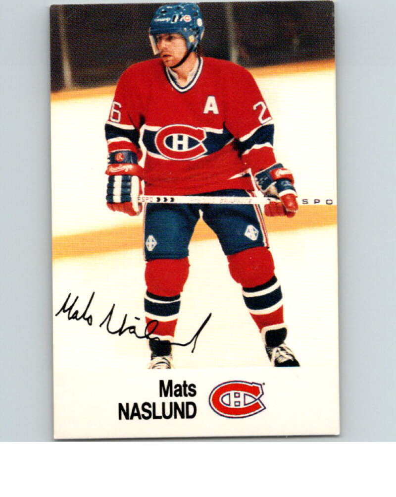 1988-89 Esso All-Stars Hockey Card Mats Naslund V74964 Image 1