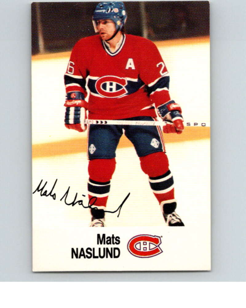 1988-89 Esso All-Stars Hockey Card Mats Naslund V74966 Image 1