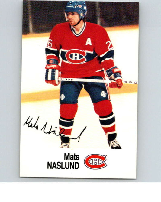 1988-89 Esso All-Stars Hockey Card Mats Naslund  V74967 Image 1
