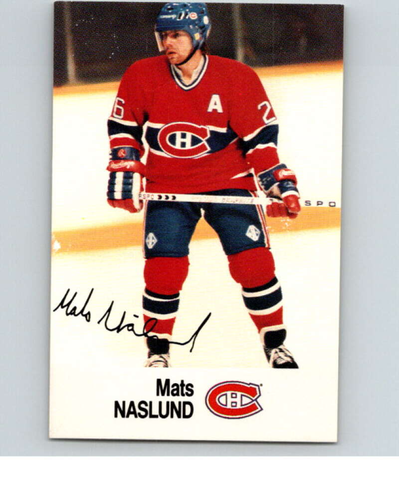 1988-89 Esso All-Stars Hockey Card Mats Naslund V74969 Image 1