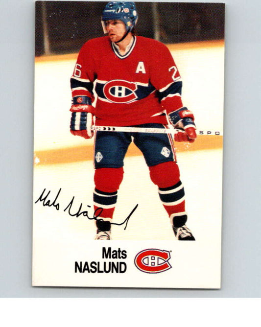 1988-89 Esso All-Stars Hockey Card Mats Naslund  V74969 Image 1