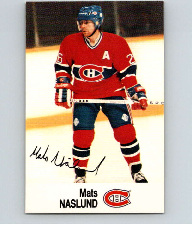 1988-89 Esso All-Stars Hockey Card Mats Naslund V74970 Image 1