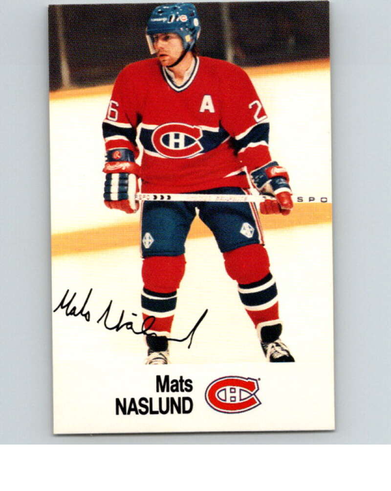 1988-89 Esso All-Stars Hockey Card Mats Naslund V74971 Image 1