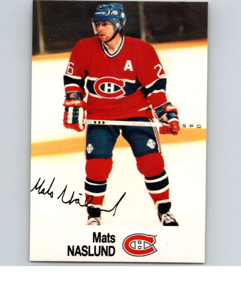1988-89 Esso All-Stars Hockey Card Mats Naslund V74974 Image 1
