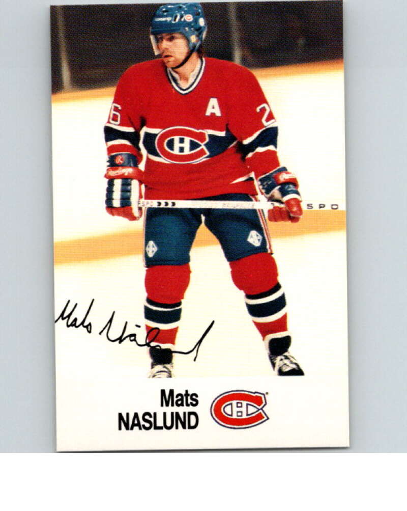 1988-89 Esso All-Stars Hockey Card Mats Naslund V74975 Image 1