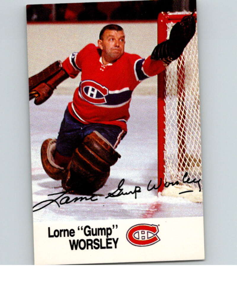 1988-89 Esso All-Stars Hockey Card Lorne Gump Worsley V74980 Image 1