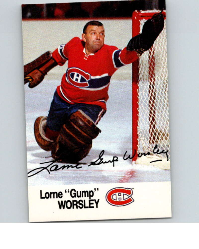 1988-89 Esso All-Stars Hockey Card Lorne Gump Worsley V74981 Image 1