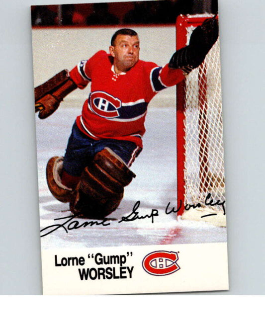 1988-89 Esso All-Stars Hockey Card Lorne Gump Worsley  V74986 Image 1