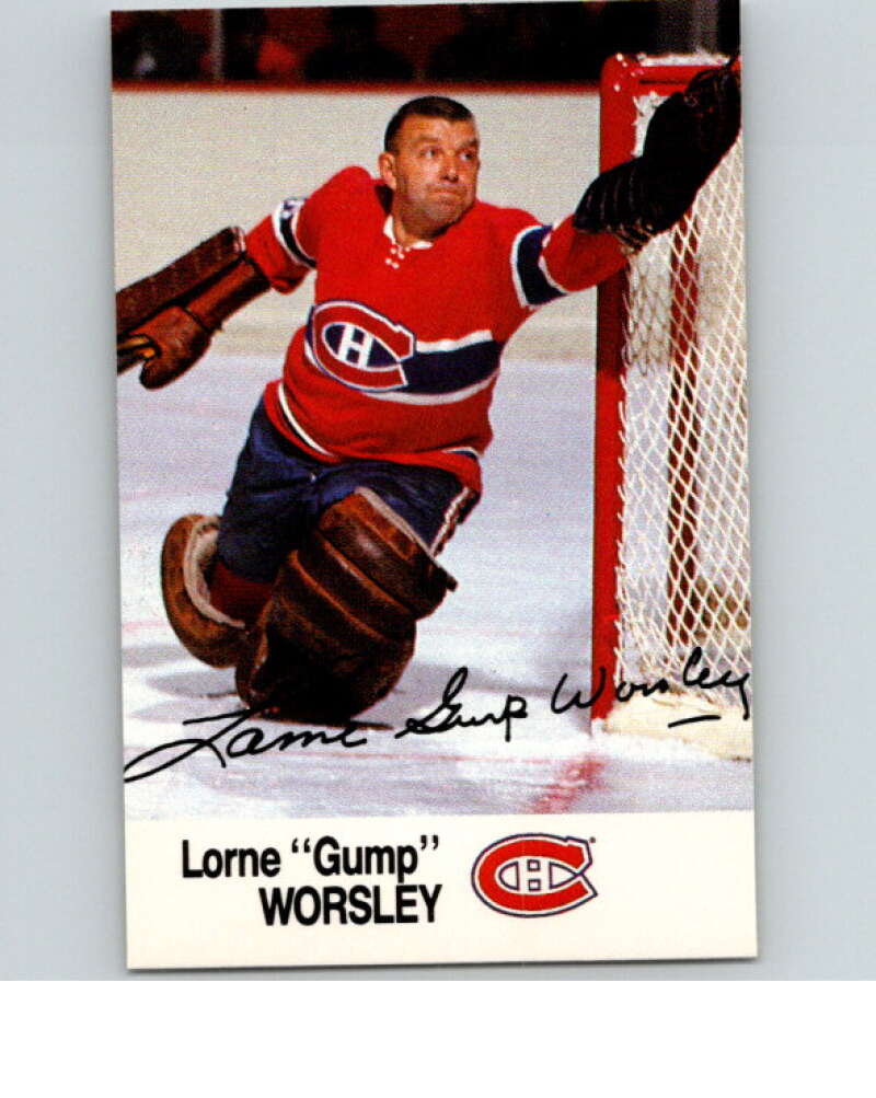 1988-89 Esso All-Stars Hockey Card Lorne Gump Worsley V74988 Image 1
