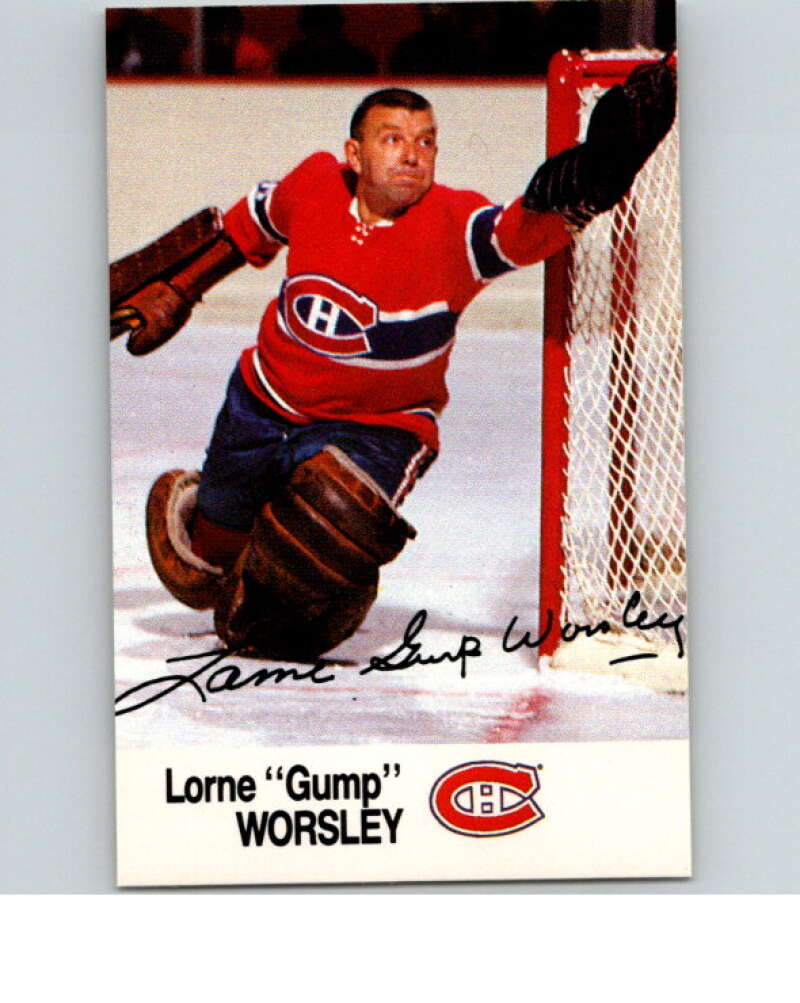 1988-89 Esso All-Stars Hockey Card Lorne Gump Worsley V74990 Image 1