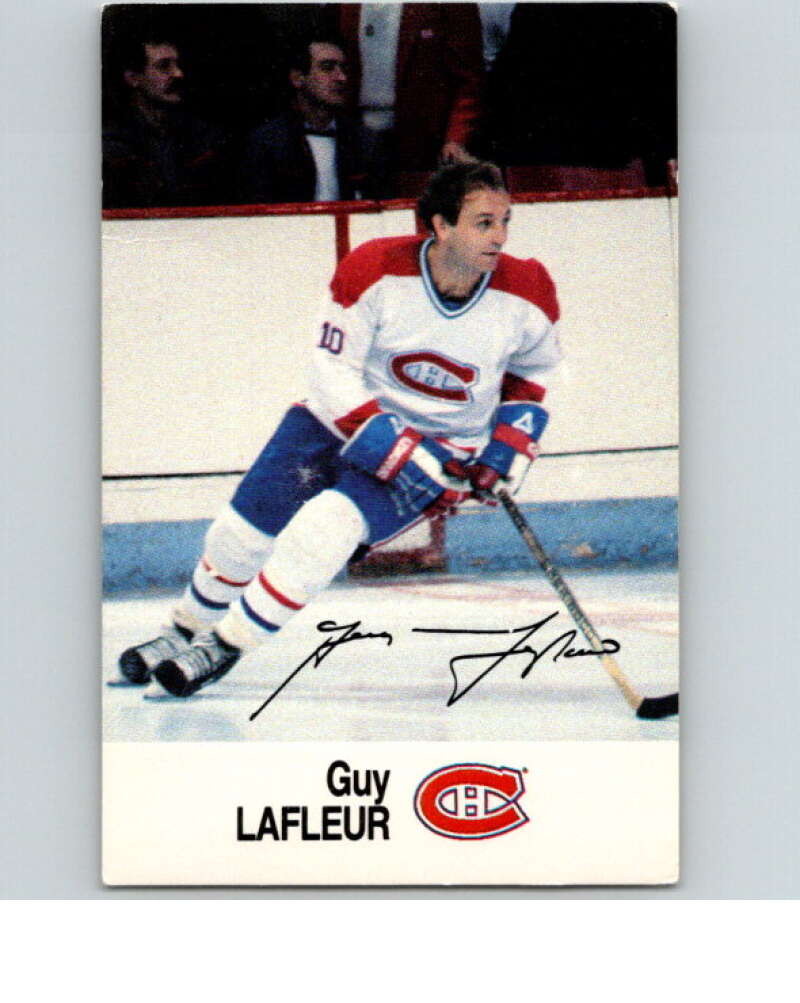 1988-89 Esso All-Stars Hockey Card Guy Lafleur V75007 Image 1