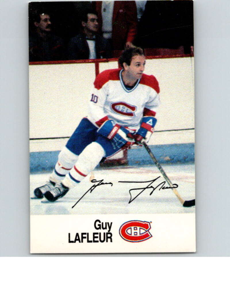 1988-89 Esso All-Stars Hockey Card Guy Lafleur V75008 Image 1