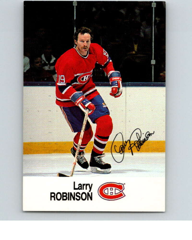 1988-89 Esso All-Stars Hockey Card Larry Robinson V75041 Image 1