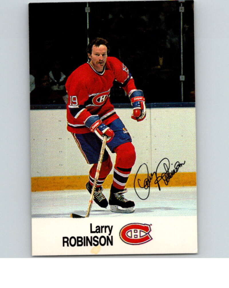 1988-89 Esso All-Stars Hockey Card Larry Robinson V75043 Image 1