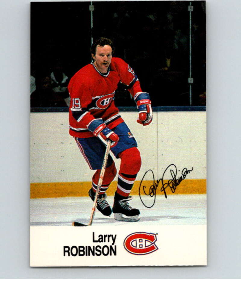 1988-89 Esso All-Stars Hockey Card Larry Robinson V75045 Image 1