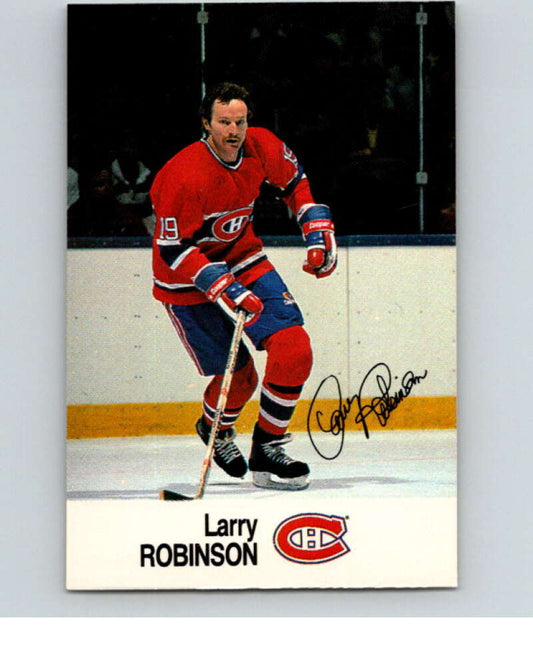 1988-89 Esso All-Stars Hockey Card Larry Robinson  V75045 Image 1