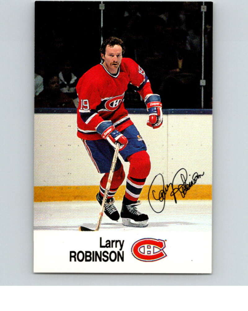 1988-89 Esso All-Stars Hockey Card Larry Robinson V75046 Image 1