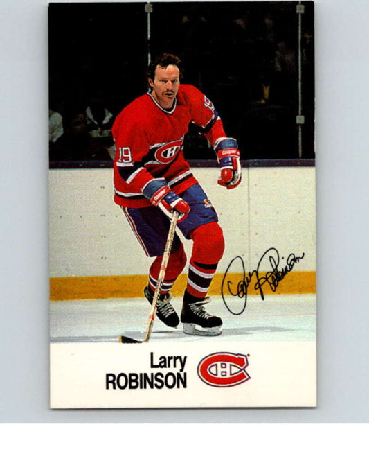 1988-89 Esso All-Stars Hockey Card Larry Robinson  V75047 Image 1
