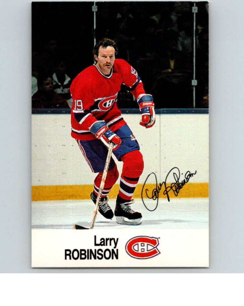 1988-89 Esso All-Stars Hockey Card Larry Robinson V75048 Image 1
