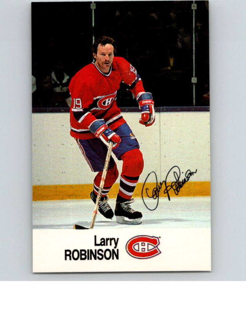 1988-89 Esso All-Stars Hockey Card Larry Robinson V75049 Image 1