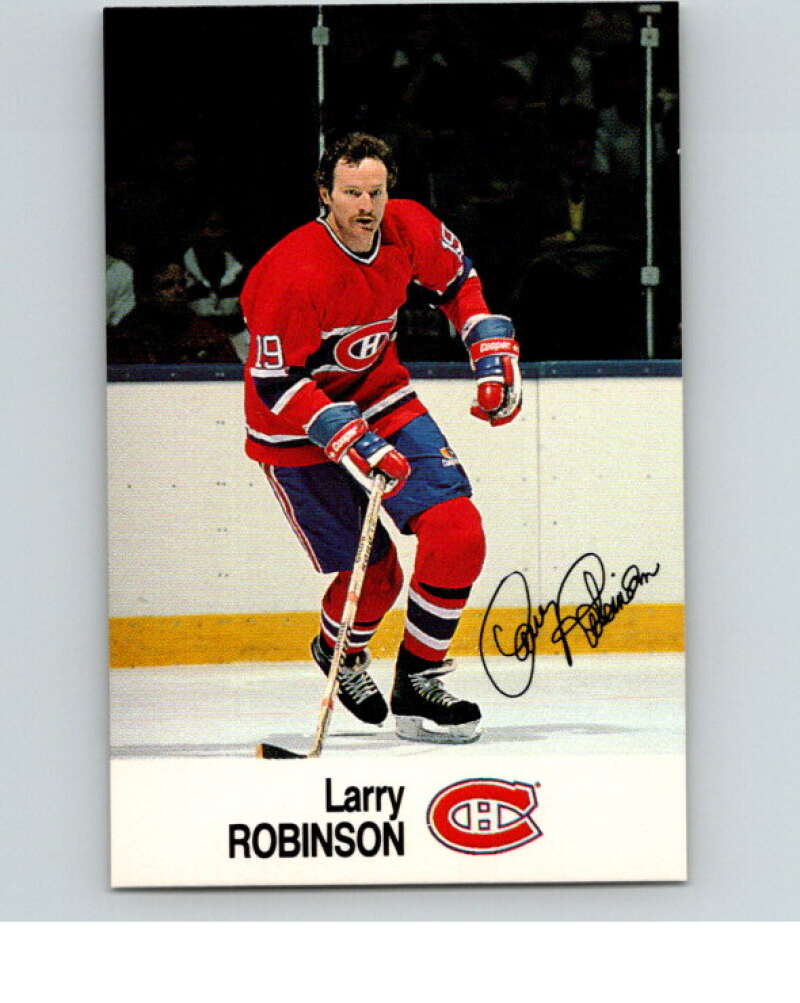 1988-89 Esso All-Stars Hockey Card Larry Robinson V75051 Image 1