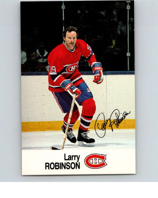1988-89 Esso All-Stars Hockey Card Larry Robinson  V75051 Image 1
