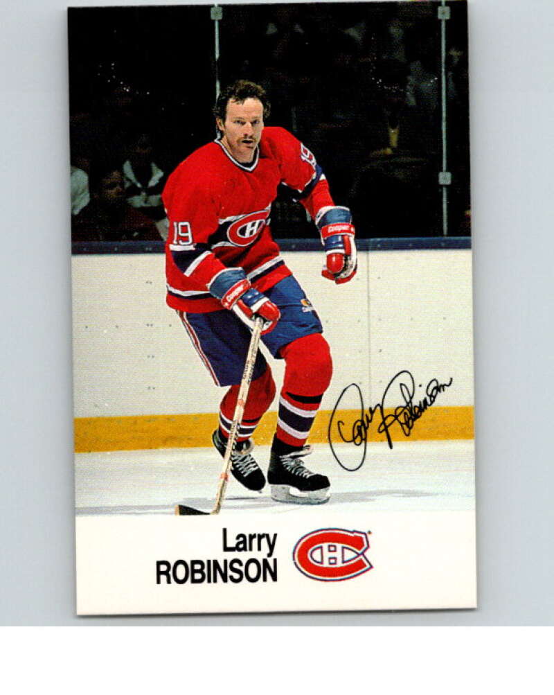 1988-89 Esso All-Stars Hockey Card Larry Robinson V75054 Image 1