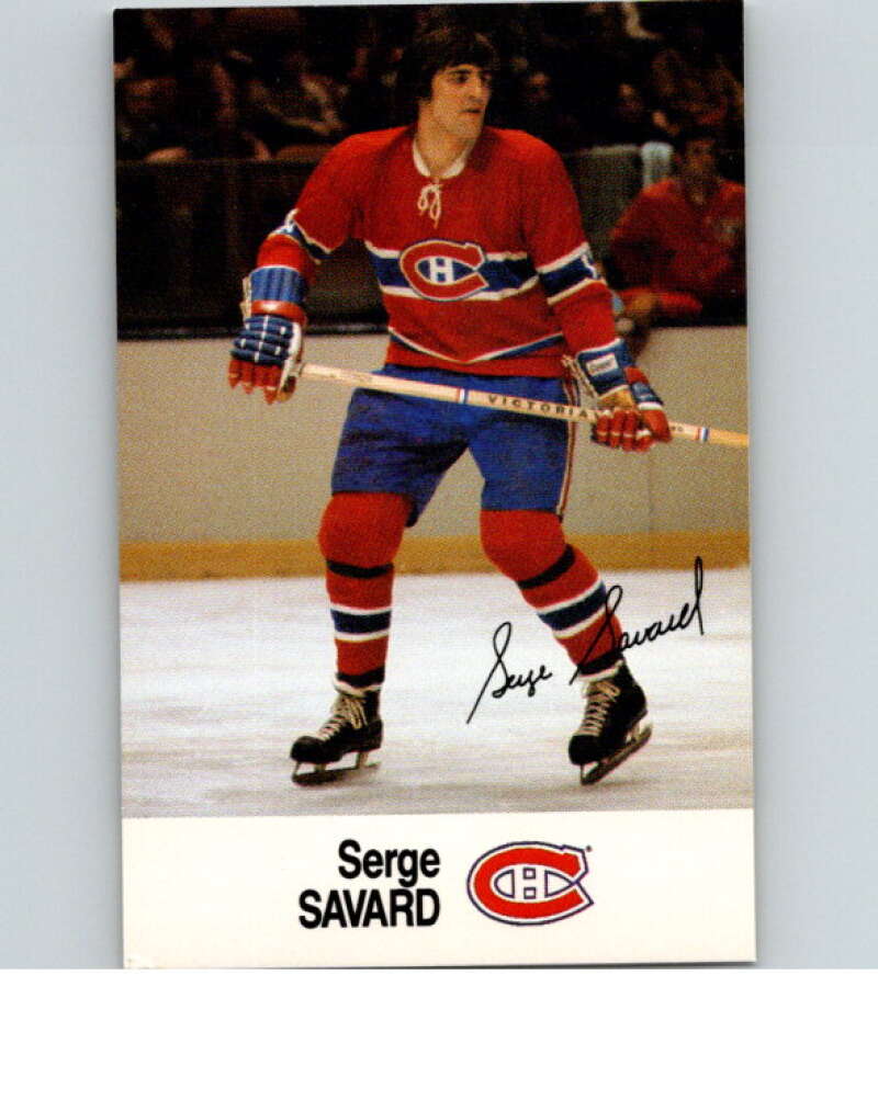 1988-89 Esso All-Stars Hockey Card Serge Savard V75055 Image 1