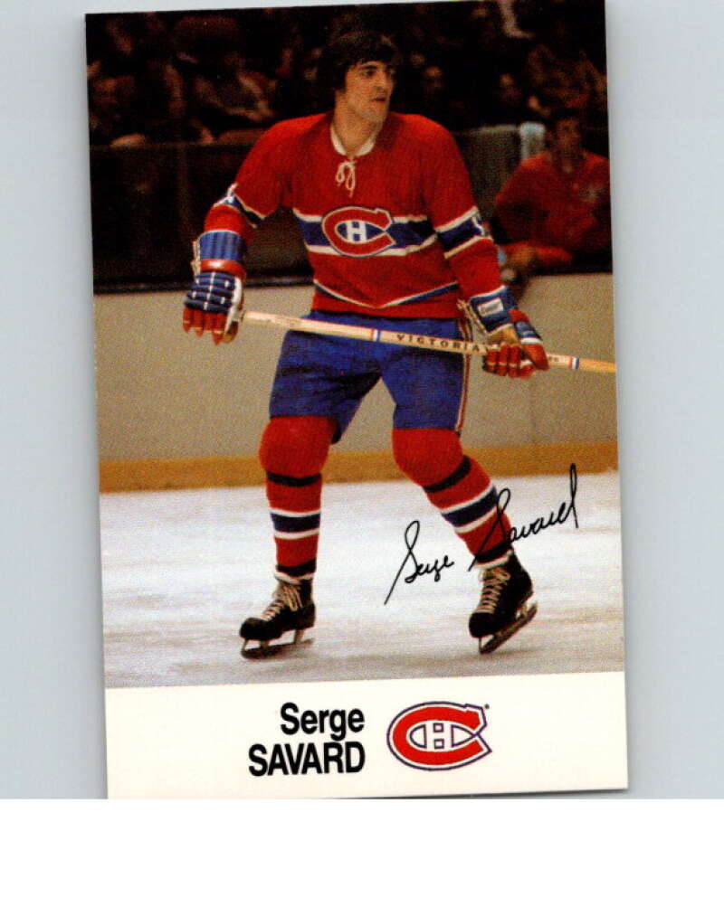 1988-89 Esso All-Stars Hockey Card Serge Savard V75056 Image 1