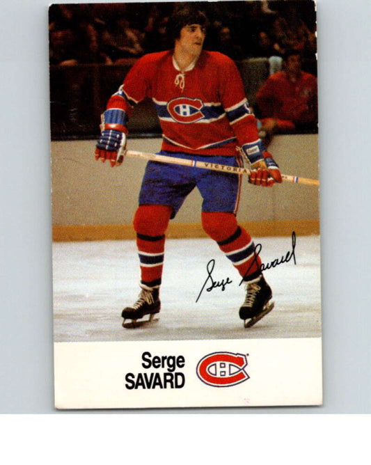 1988-89 Esso All-Stars Hockey Card Serge Savard  V75057 Image 1