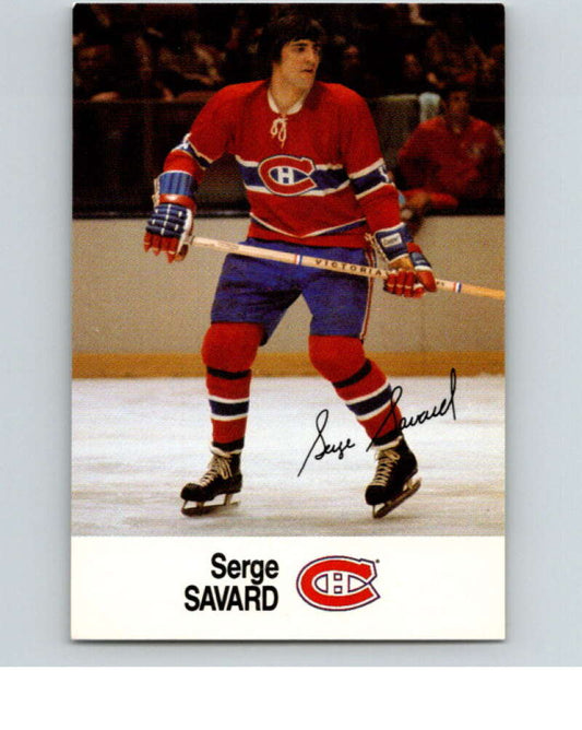 1988-89 Esso All-Stars Hockey Card Serge Savard  V75058 Image 1
