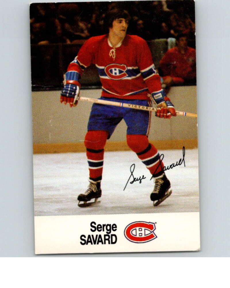 1988-89 Esso All-Stars Hockey Card Serge Savard V75059 Image 1