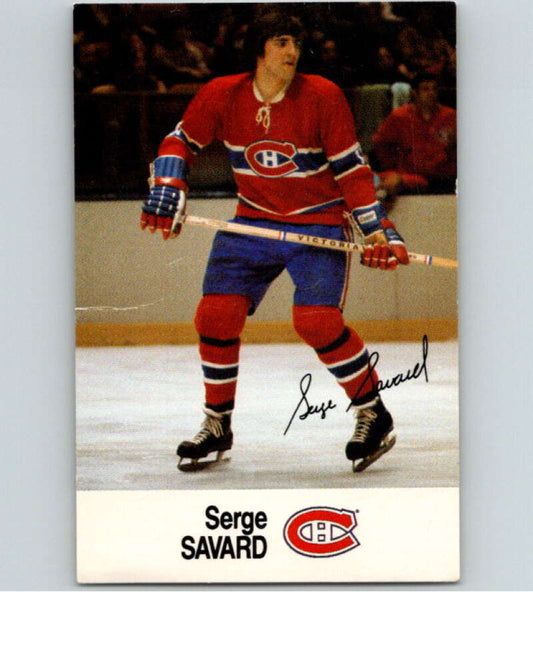 1988-89 Esso All-Stars Hockey Card Serge Savard  V75060 Image 1
