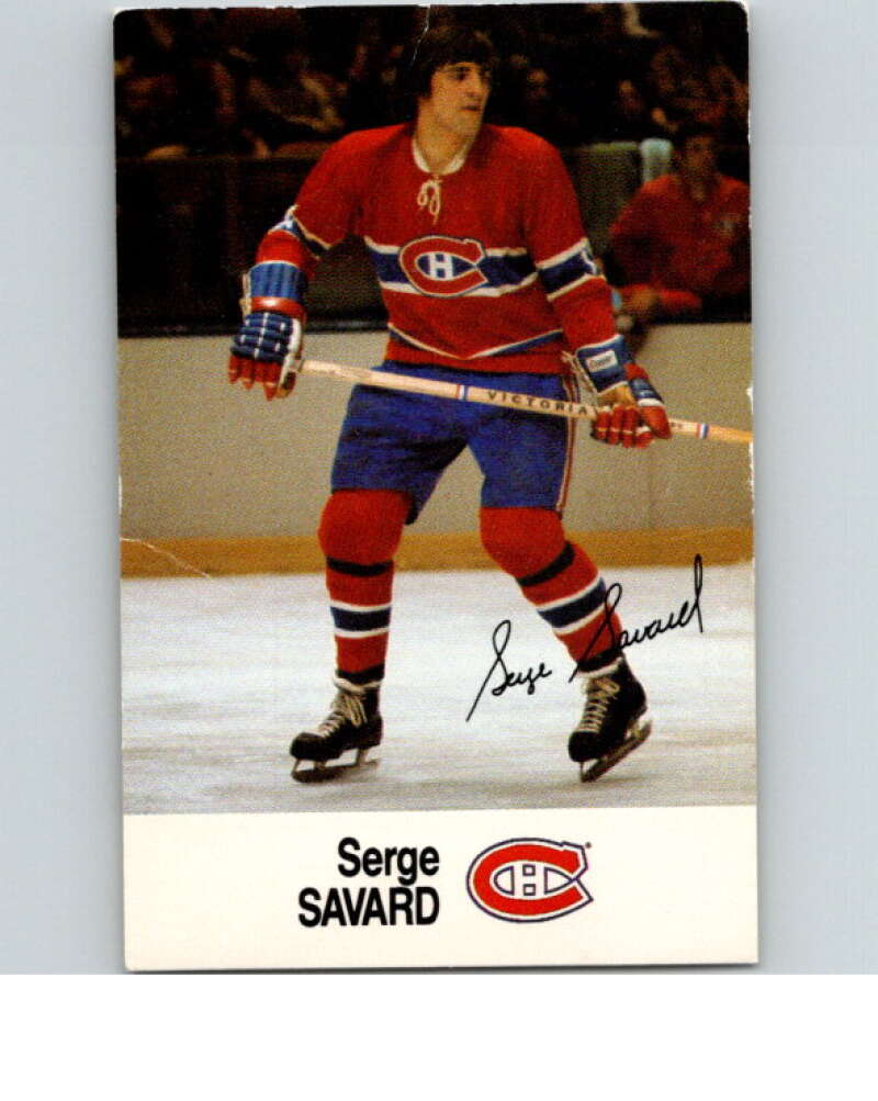 1988-89 Esso All-Stars Hockey Card Serge Savard V75061 Image 1
