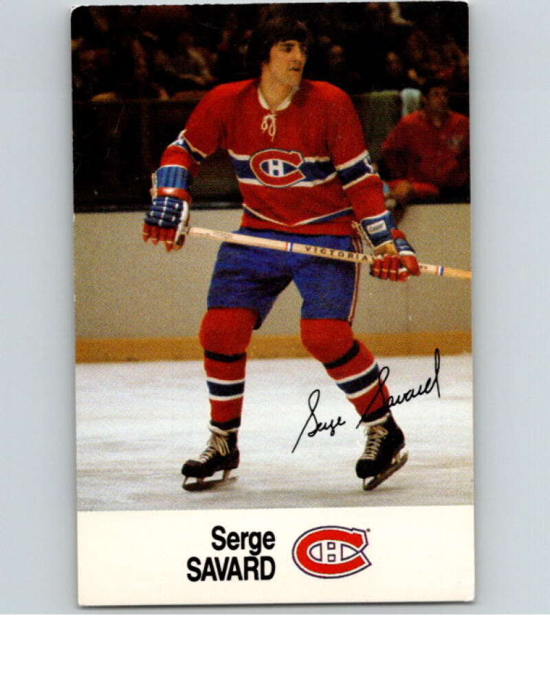 1988-89 Esso All-Stars Hockey Card Serge Savard V75062 Image 1