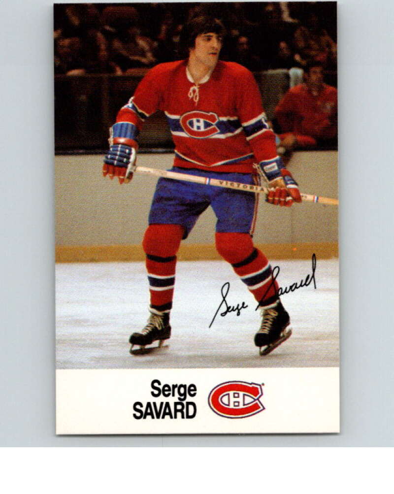 1988-89 Esso All-Stars Hockey Card Serge Savard V75065 Image 1