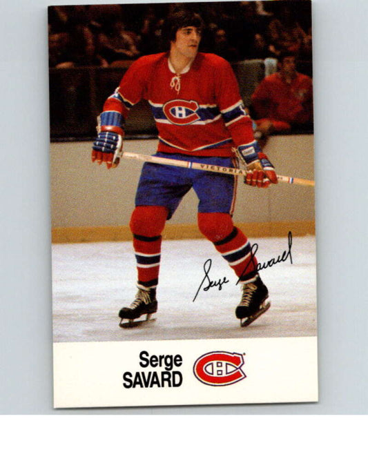 1988-89 Esso All-Stars Hockey Card Serge Savard  V75066 Image 1