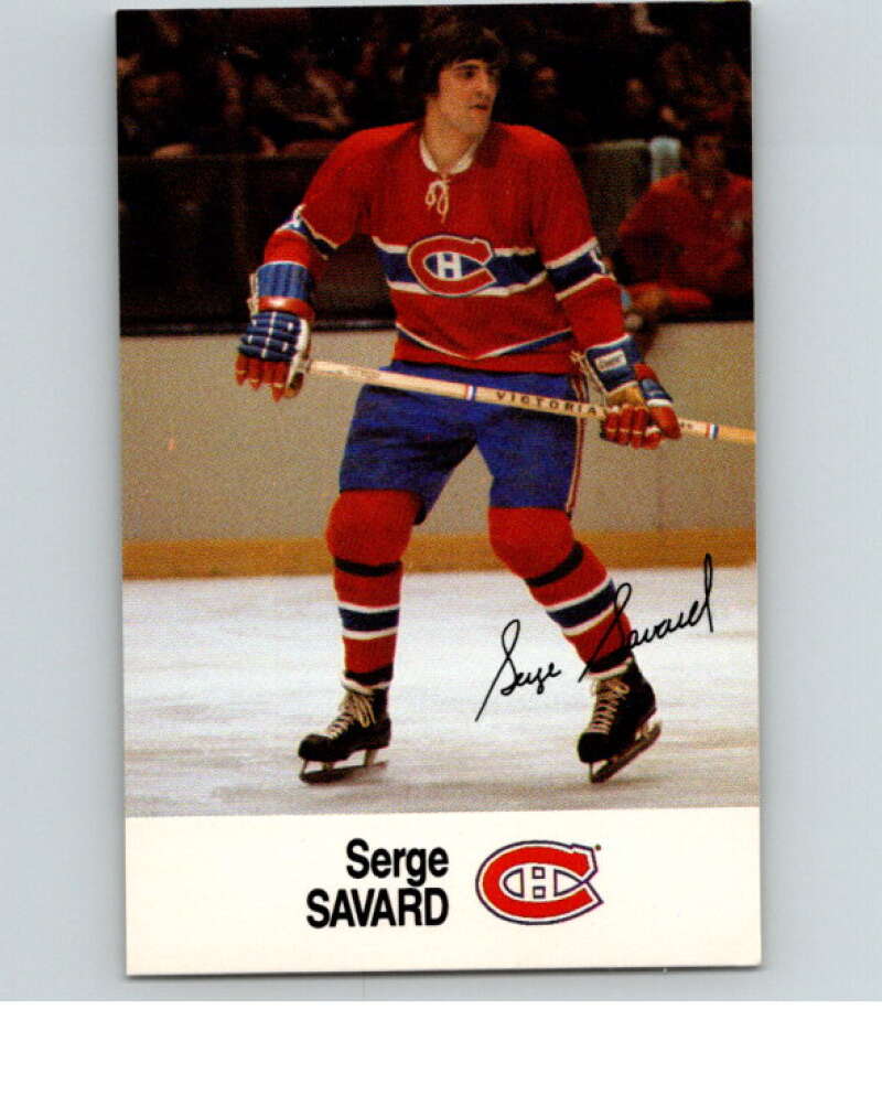 1988-89 Esso All-Stars Hockey Card Serge Savard V75067 Image 1