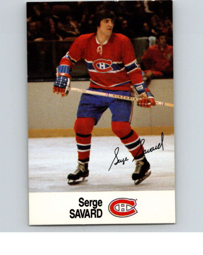 1988-89 Esso All-Stars Hockey Card Serge Savard V75068 Image 1