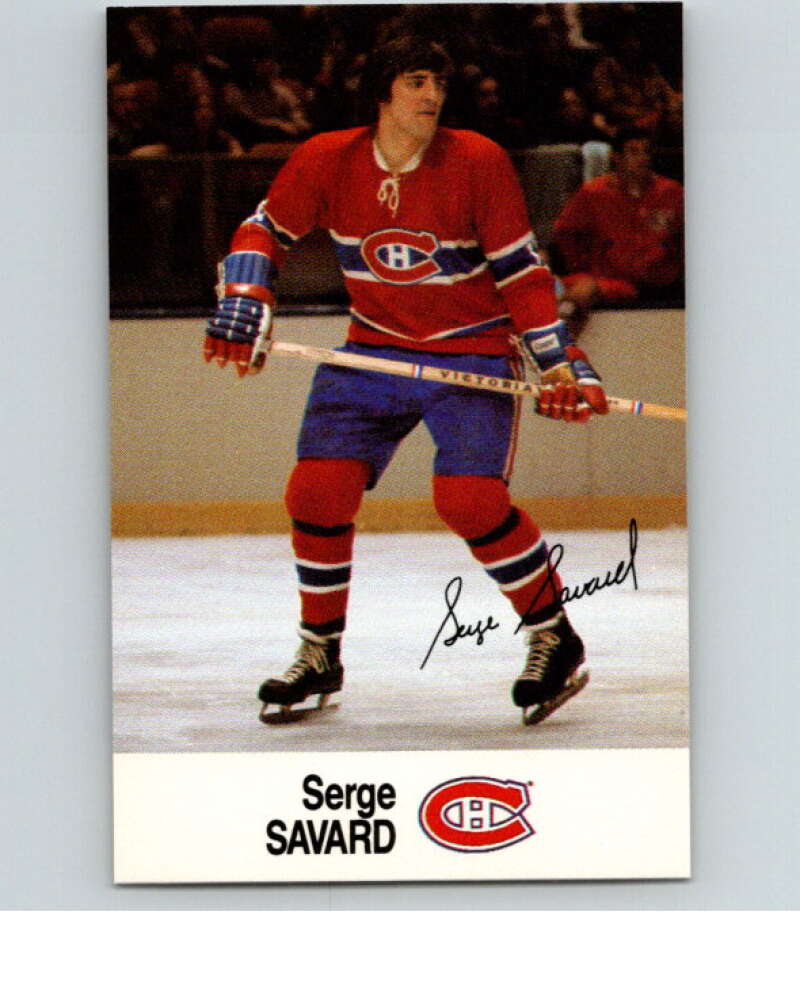 1988-89 Esso All-Stars Hockey Card Serge Savard V75070 Image 1
