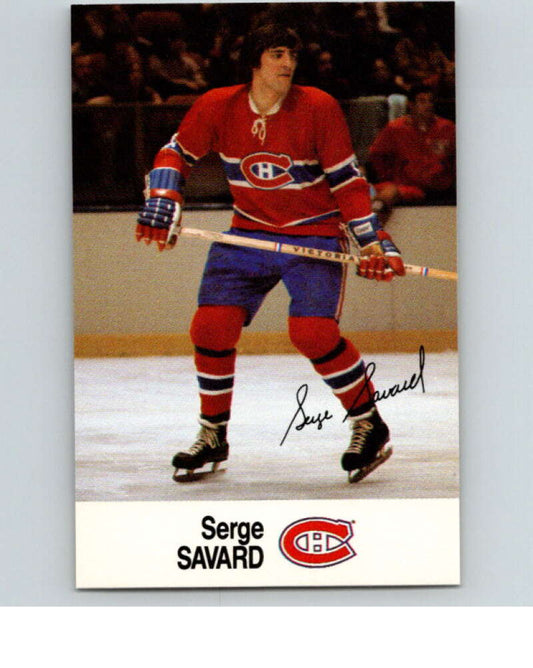 1988-89 Esso All-Stars Hockey Card Serge Savard  V75070 Image 1