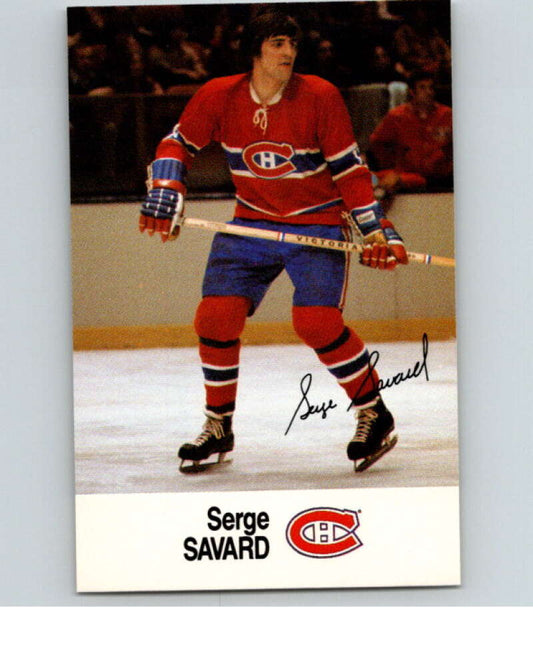 1988-89 Esso All-Stars Hockey Card Serge Savard  V75071 Image 1