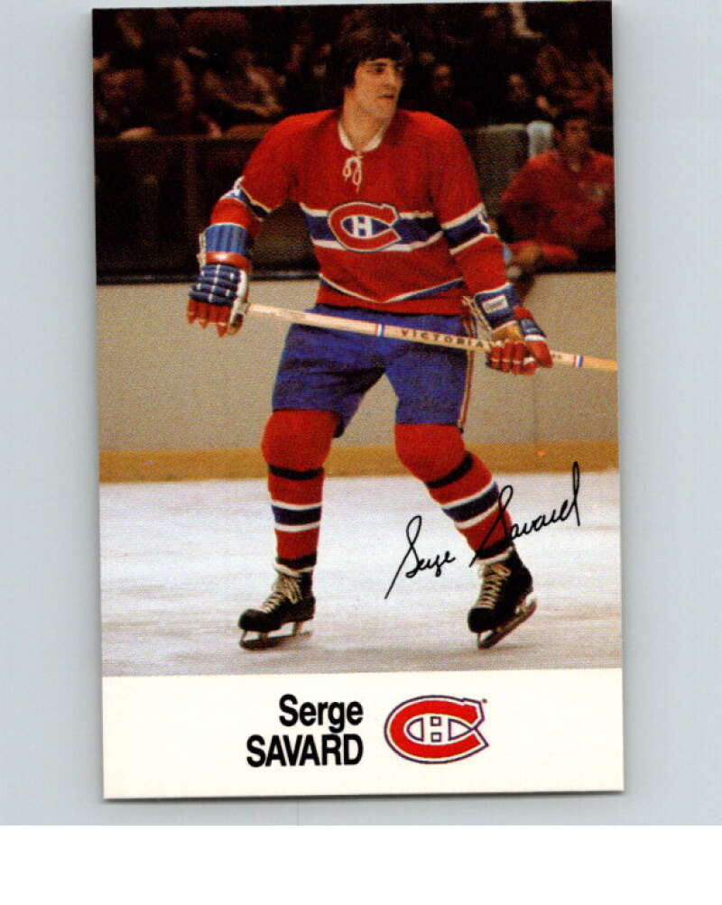 1988-89 Esso All-Stars Hockey Card Serge Savard V75072 Image 1