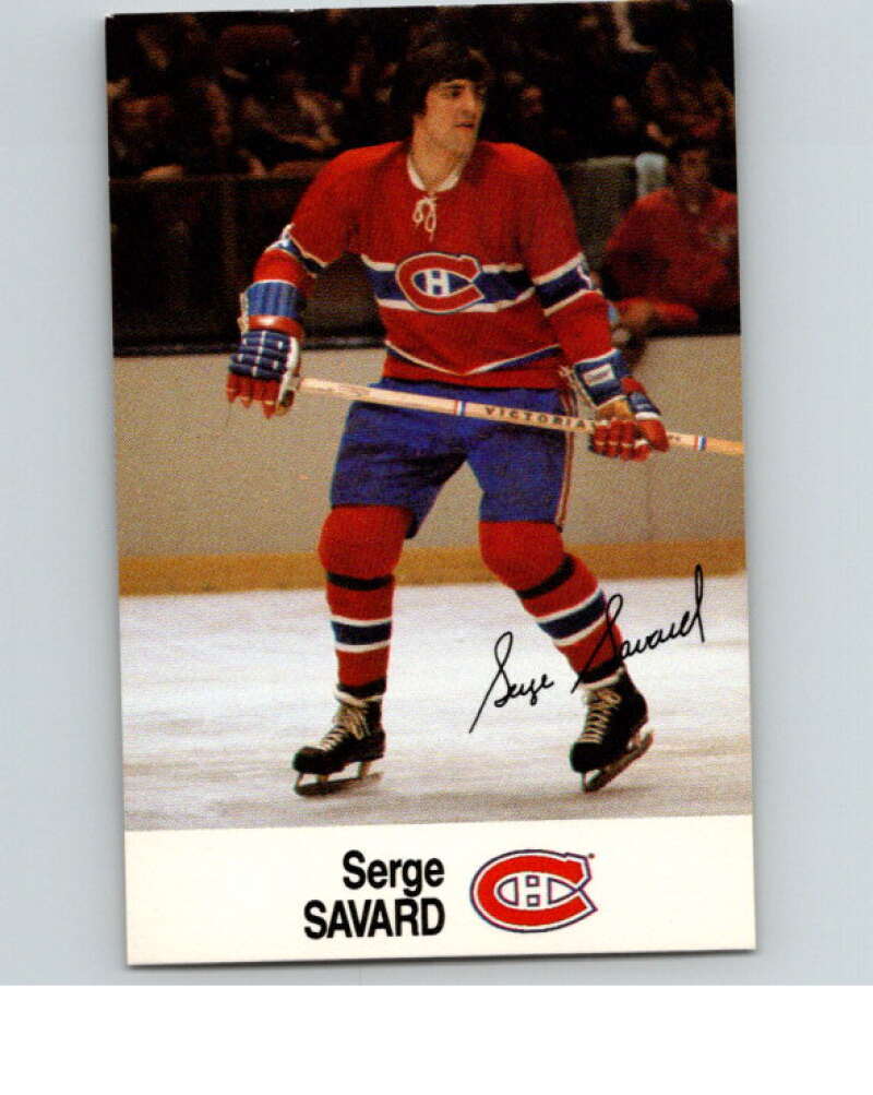1988-89 Esso All-Stars Hockey Card Serge Savard V75073 Image 1